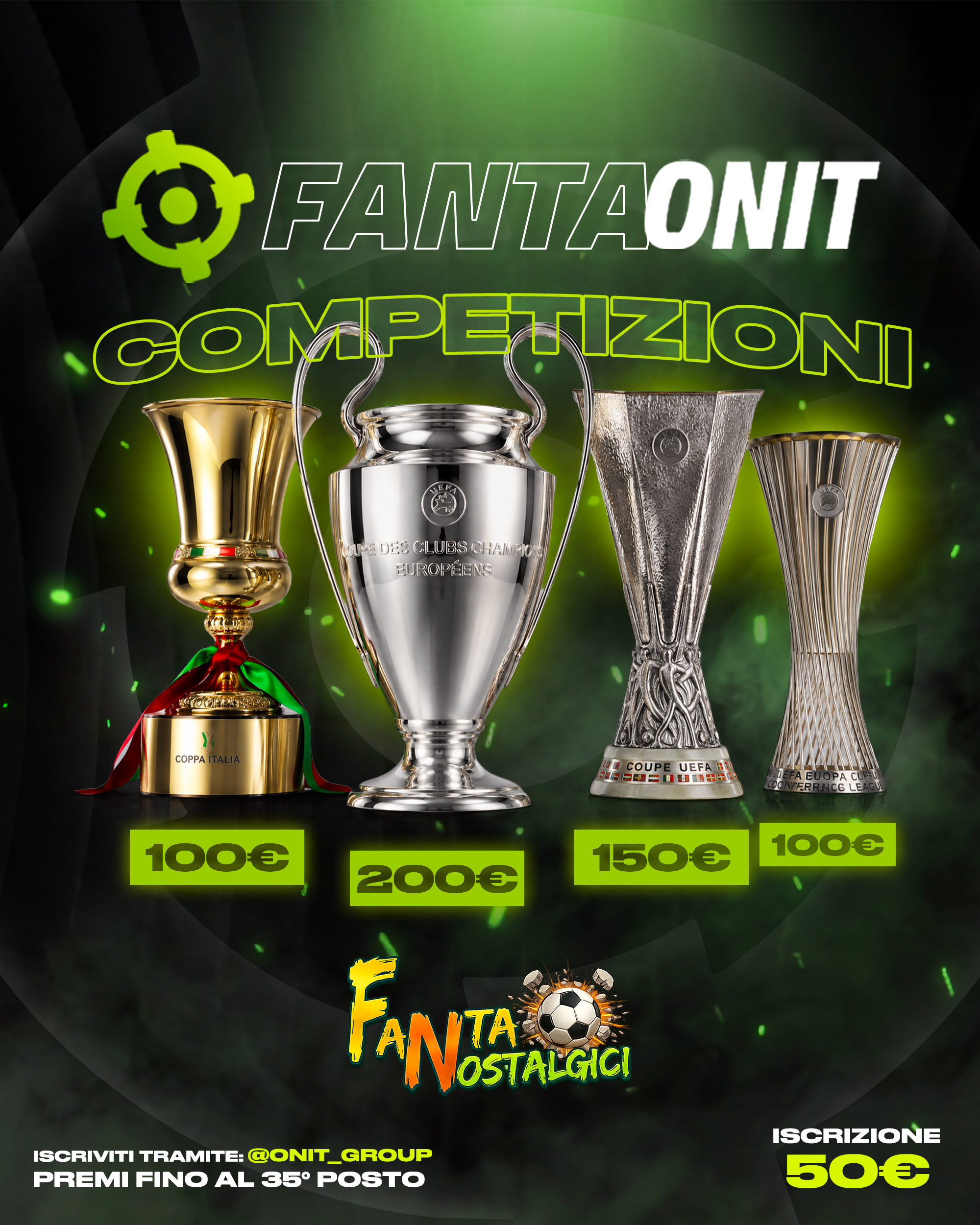 TICKET FANTAONIT CUP 4ª EDIZIONE | 2026/27